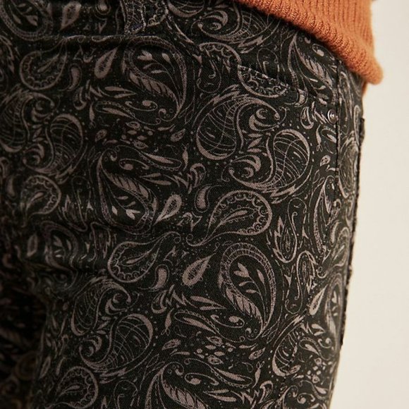 Anthropologie AG The Stevie Velvet High-Rise Skinny Jeans Ankle Slim Pants 24 25 - Picture 3 of 10